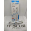 Kit 10 Cabo It Blue Micro Usb LE-853C