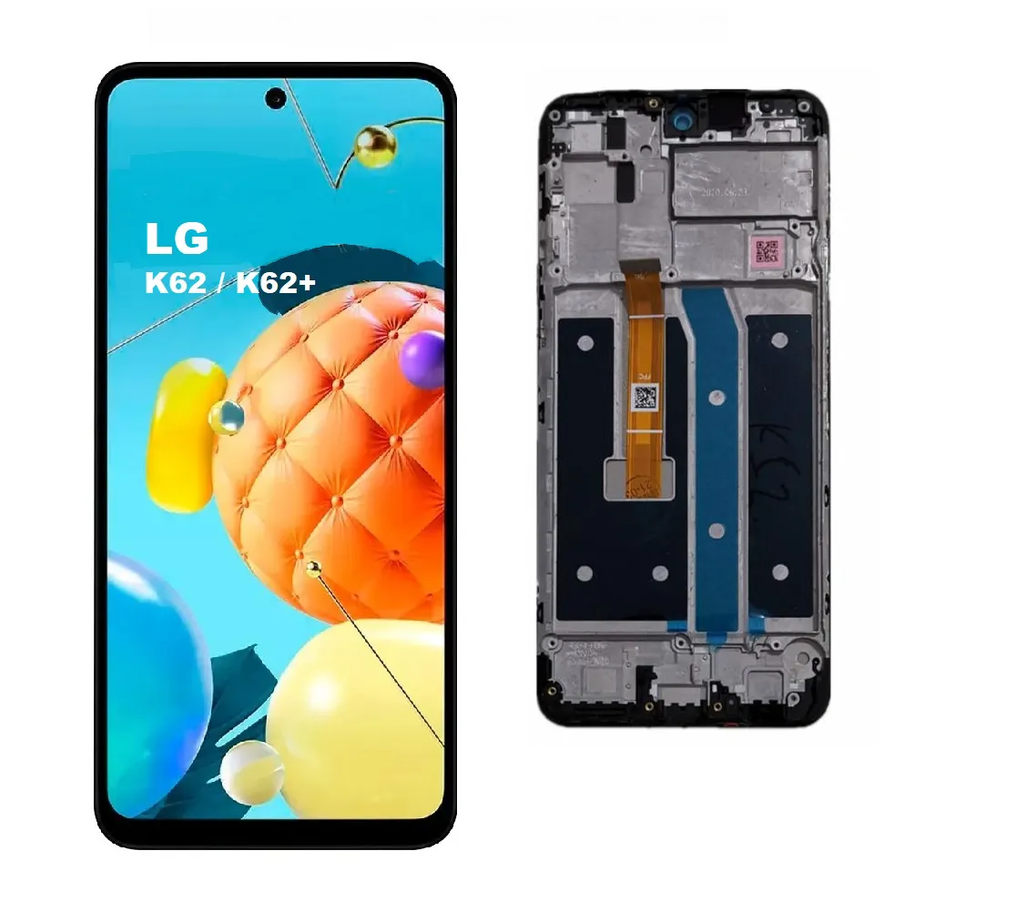 Display LG K62 Com Aro