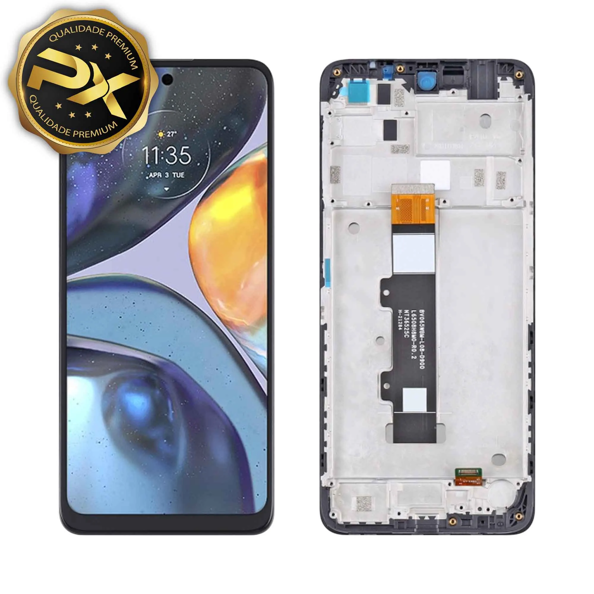 Display Moto G22 Com Aro