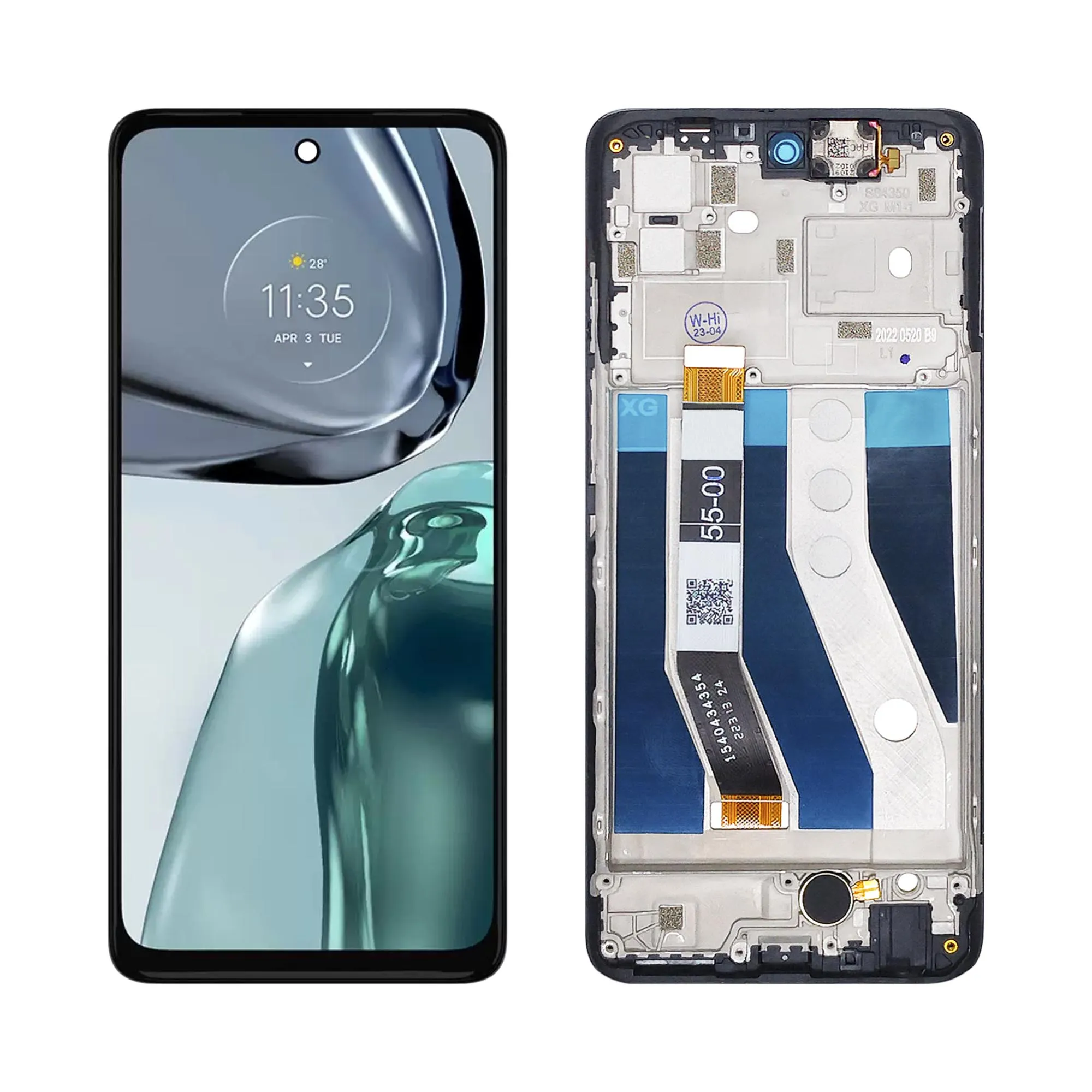 Display Moto G62 Com Aro