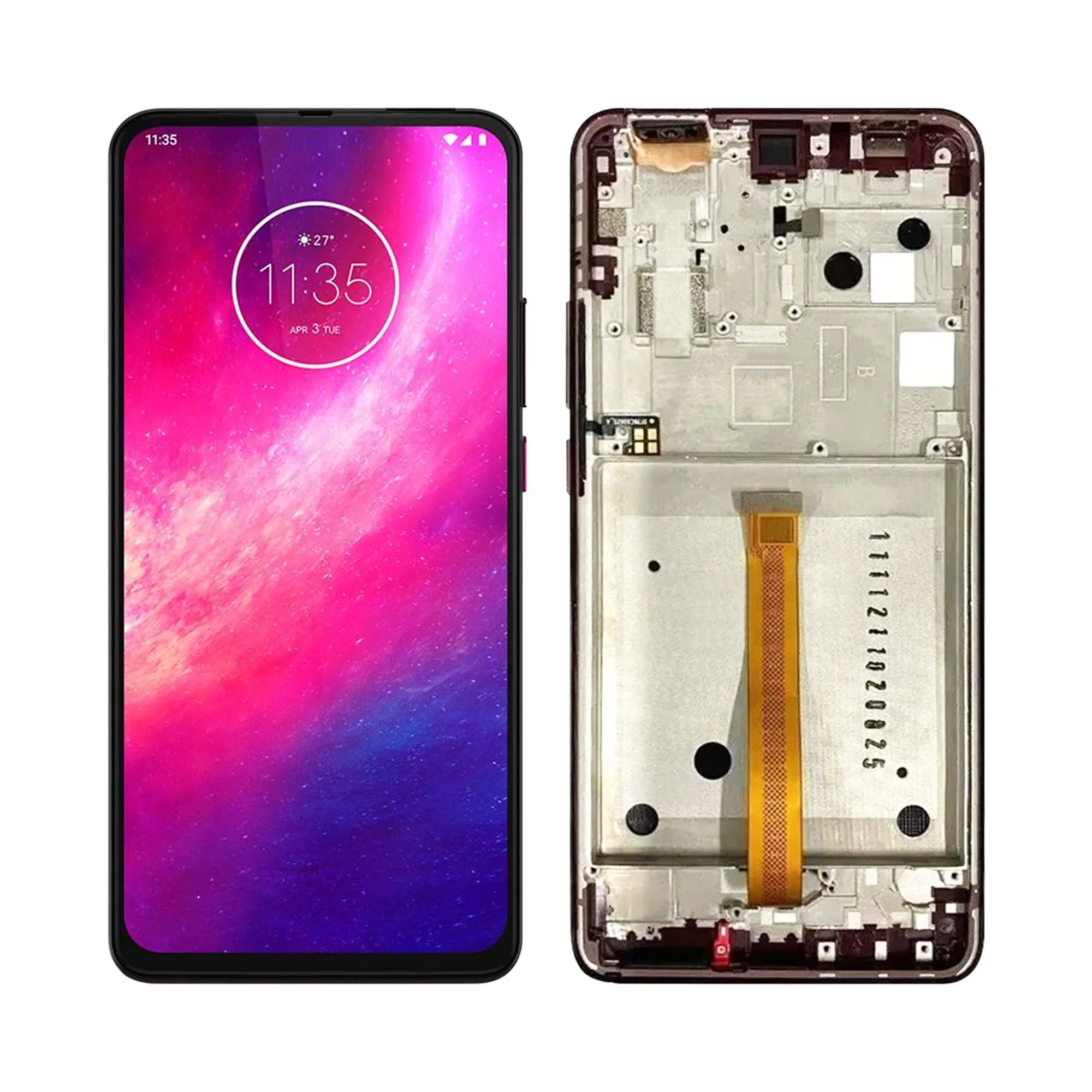 Display Moto One Hyper Com Aro