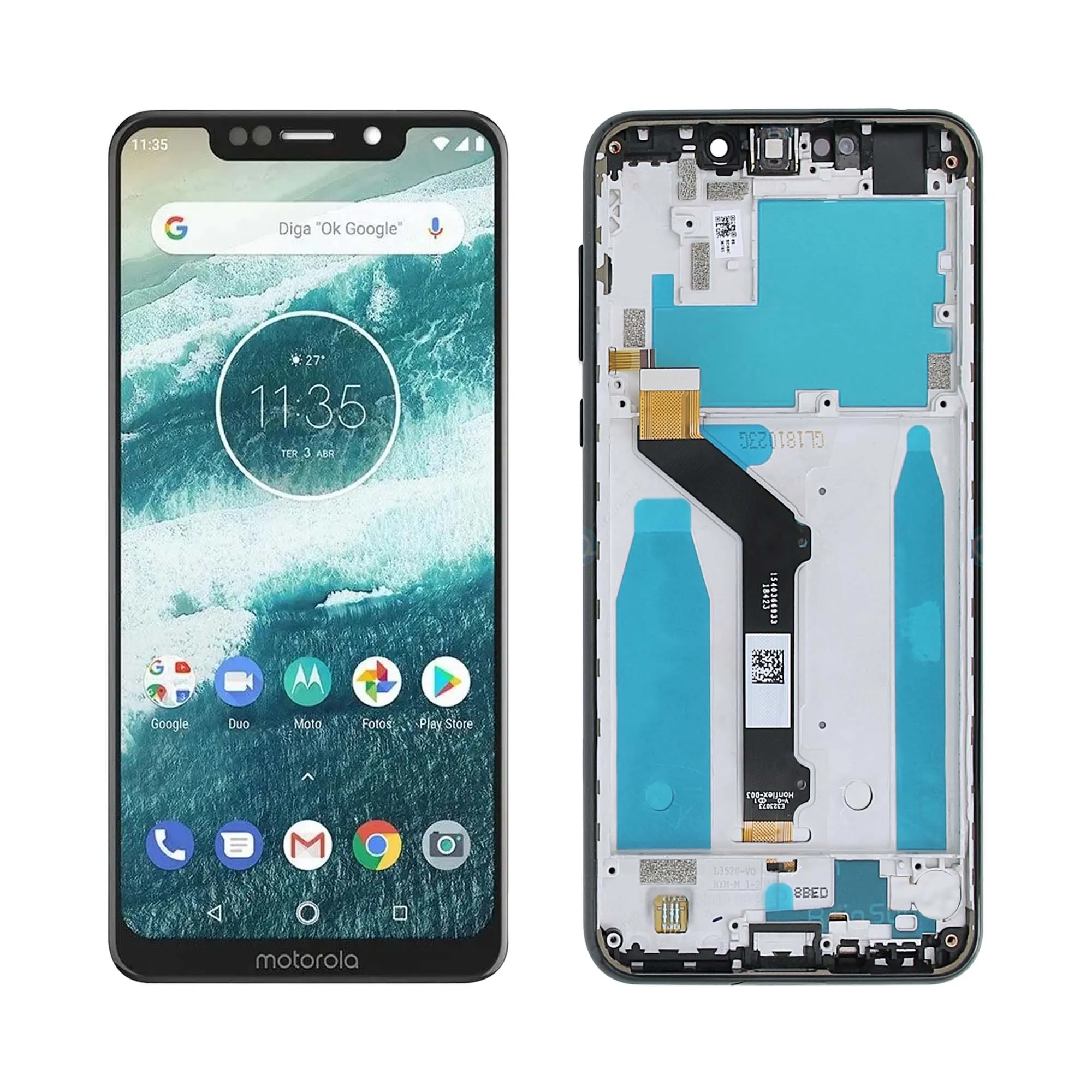 Display Moto One Com Aro