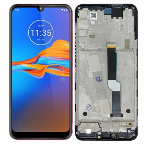Display Moto E6 Plus Com Aro